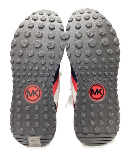 MICHAEL KORS（マイケル・コース）MICHAEL KORS (マイケル・コース) ローカットスニーカー　DAX QUILTED TRAINER レッド×ブラック サイズ:10.5の古着・服飾アイテム