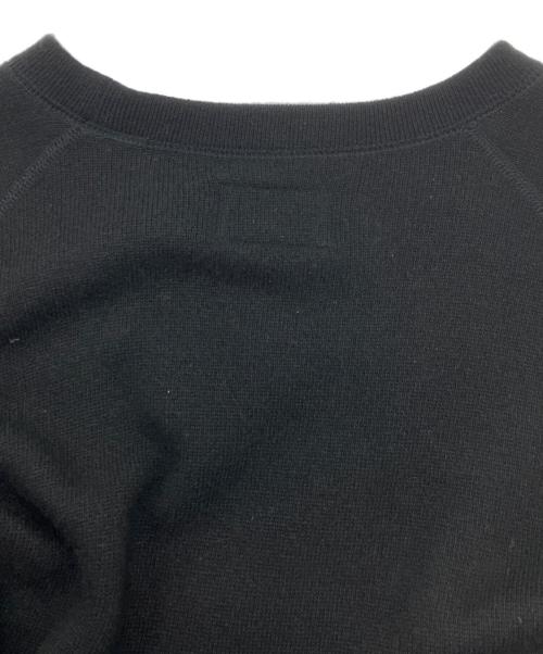 LOOPWHEELER（ループウィラー）LOOPWHEELER (ループウィラー) BABY CASHMERE ベビーカシミヤ ちょいBigスウェット ブラック サイズ:Mの古着・服飾アイテム
