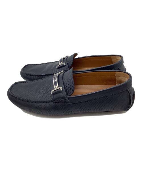 BALLY（バリー）BALLY (バリー) ドライビングシューズ ネイビー サイズ:9  1/2の古着・服飾アイテム