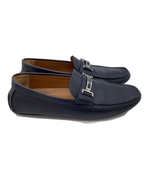 BALLY（バリー）BALLY (バリー) ドライビングシューズ ネイビー サイズ:9  1/2の古着・服飾アイテム