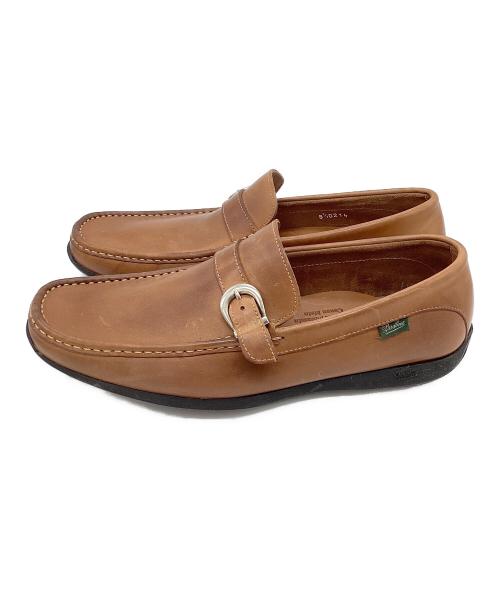 PARABOOT（パラブーツ）PARABOOT (パラブーツ) ドライビングシューズ　ローファー ブラウン サイズ:8　1/2の古着・服飾アイテム