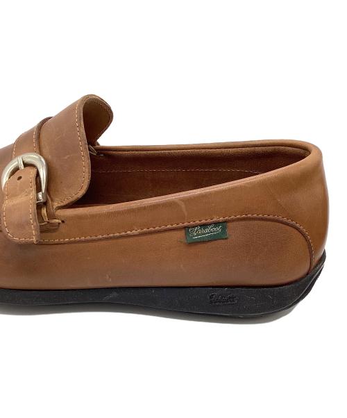 PARABOOT（パラブーツ）PARABOOT (パラブーツ) ドライビングシューズ　ローファー ブラウン サイズ:8　1/2の古着・服飾アイテム
