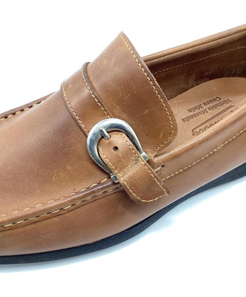 PARABOOT（パラブーツ）PARABOOT (パラブーツ) ドライビングシューズ　ローファー ブラウン サイズ:8　1/2の古着・服飾アイテム