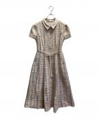 HER LIP TOハーリップトゥ）の古着「Annecy Belted Dress」｜ピンク