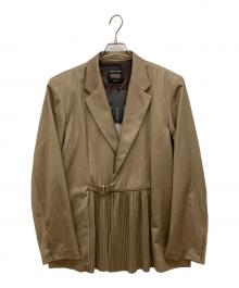 UNITED TOKYO（ユナイテッドトーキョー）の古着「change pleated jacket　変形プリーツジャケット」｜ブラウン