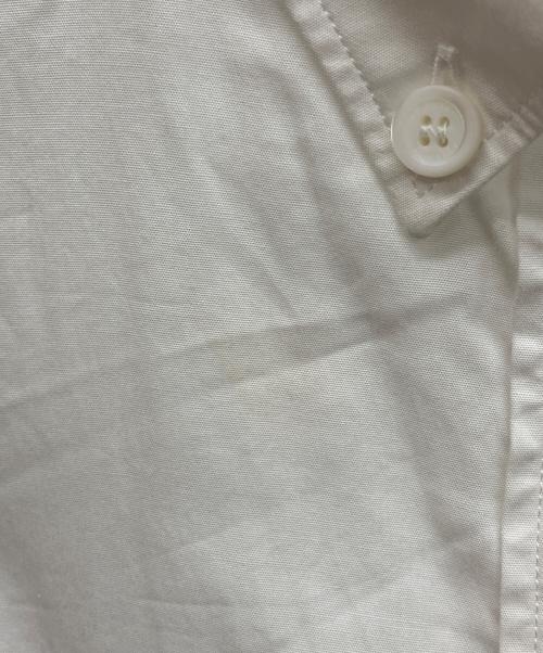 BURBERRY（バーバリー）BURBERRY (バーバリー) Optic Cricket Stripe Rib Knit Oversized Shirt ホワイト サイズ:38の古着・服飾アイテム