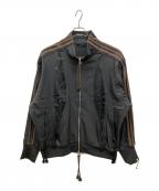 adidas×song for the muteアディダス×ソングフォーザミュート）の古着「ロゴ・ジャケット トラックジャケット」｜ブラック×ブラウン