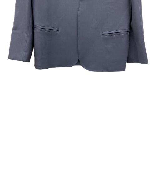 CINOH（チノ）CINOH (チノ) ノーカラージャケット ネイビー サイズ:48の古着・服飾アイテム