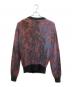 KODAI SUGA for +81 (コーダイスガフォープラスエイティーワン) Mohair Crew Neck Cardigan レッド×ブルー サイズ:FREE：13000円