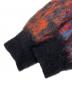 中古・古着 KODAI SUGA for +81 (コーダイスガフォープラスエイティーワン) Mohair Crew Neck Cardigan レッド×ブルー サイズ:FREE：13000円
