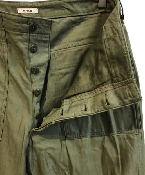 INTERIM（インテリム）INTERIM (インテリム) ベイカーパンツ オリーブ サイズ:5の古着・服飾アイテム
