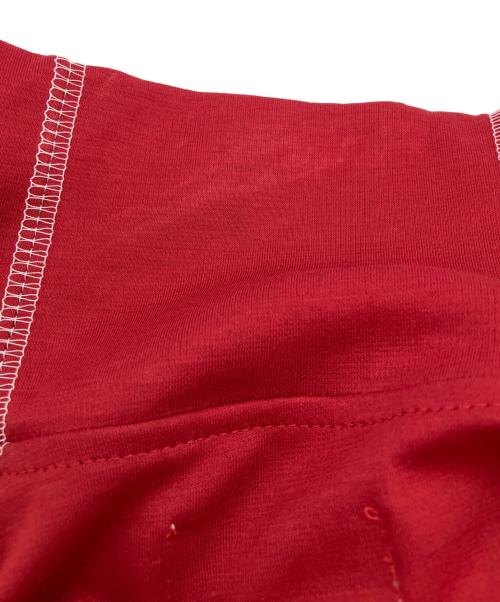 CLESSTE（クレスト）CLESSTE (クレスト) FUTURE HALF ZIP L/S T-SHIRT レッド サイズ:2の古着・服飾アイテム