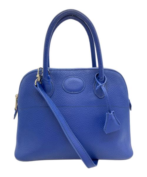 notre favori（ノートルファボリ）NOTRE FAVORI (ノートルファボリ) 2WAYバッグ ブルーの古着・服飾アイテム