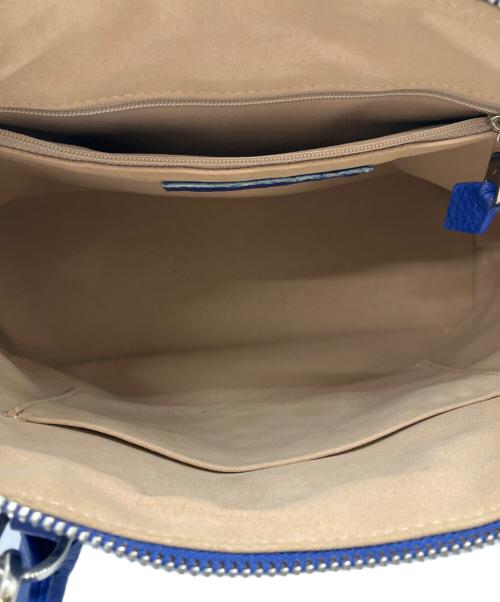 notre favori（ノートルファボリ）NOTRE FAVORI (ノートルファボリ) 2WAYバッグ ブルーの古着・服飾アイテム