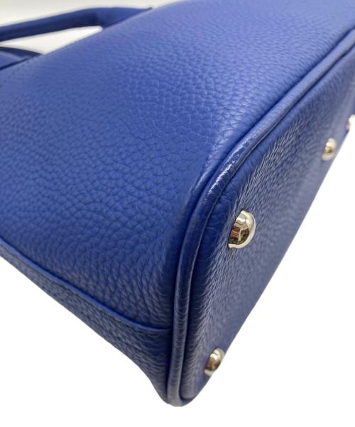 notre favori（ノートルファボリ）NOTRE FAVORI (ノートルファボリ) 2WAYバッグ ブルーの古着・服飾アイテム