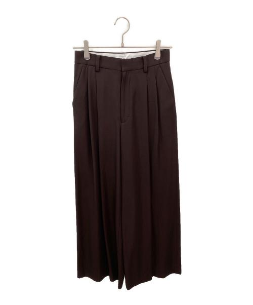 Plage（プラージュ）Plage (プラージュ) R’IAM タックチノパンツ ブラウン サイズ:36の古着・服飾アイテム