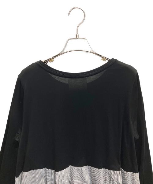 BEARDSLEY（ビアズリー）BEARDSLEY (ビアズリー) エスカルゴコンビチュニック ブラック サイズ:FREEの古着・服飾アイテム