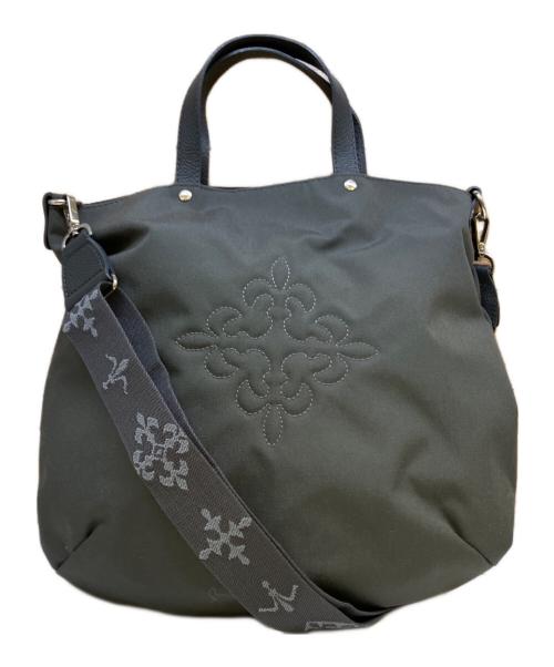 russet（ラシット）russet (ラシット) コーデュラナイロン2WAYトートバッグ グレーの古着・服飾アイテム