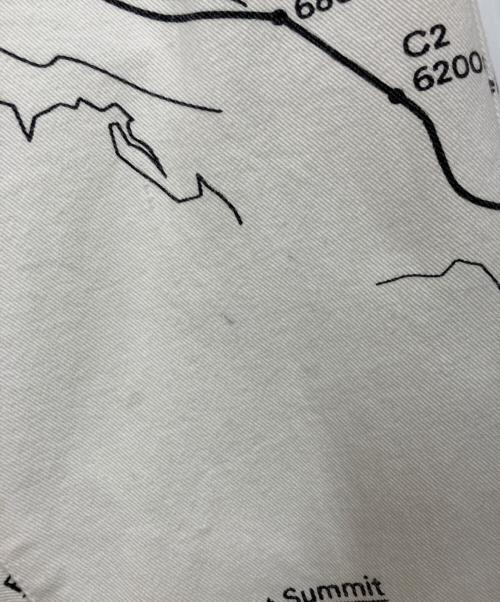 MONCLER GENIUS（モンクレール ジーニアス）MONCLER GENIUS (モンクレール ジーニアス) 地図柄デニムパンツ ホワイト サイズ:50の古着・服飾アイテム