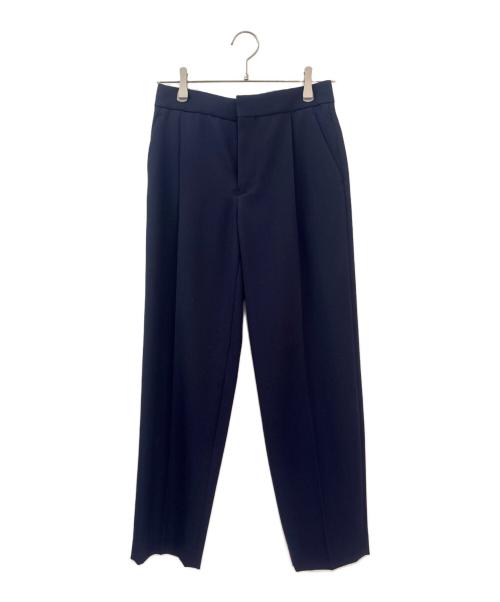 DRAWER（ドゥロワー）DRAWER (ドゥロワー) FALL2 ウールツイル テーパードパンツ ネイビー サイズ:34の古着・服飾アイテム