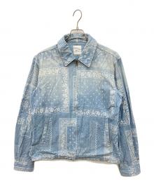 Ron Herman（ロンハーマン）の古着「バンダナデニムブルゾン」｜ライトブルー