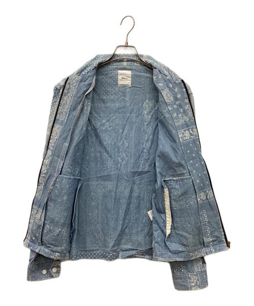 Ron Herman（ロンハーマン）Ron Herman (ロンハーマン) バンダナデニムブルゾン ライトブルー サイズ:Lの古着・服飾アイテム
