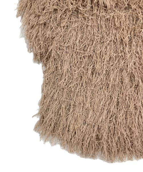 BRUNELLO CUCINELLI（ブルネロクチネリ）BRUNELLO CUCINELLI (ブルネロクチネリ) フリンジニット ベージュ サイズ:Mの古着・服飾アイテム