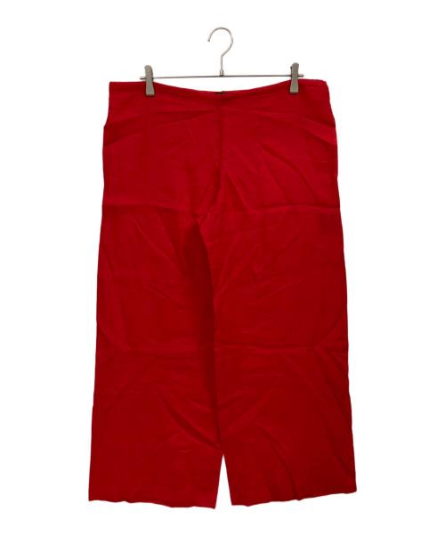 LOEWE（ロエベ）LOEWE (ロエベ) リネンパンツ レッド サイズ:44の古着・服飾アイテム