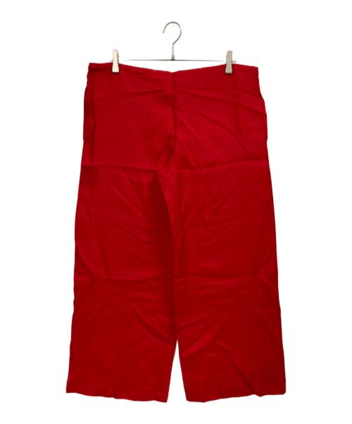 LOEWE（ロエベ）LOEWE (ロエベ) リネンパンツ レッド サイズ:44の古着・服飾アイテム