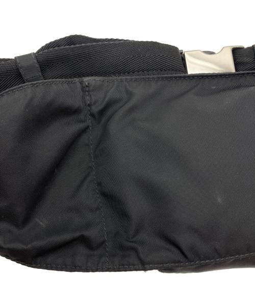 PRADA（プラダ）PRADA (プラダ) ナイロンウエストバッグ ブラックの古着・服飾アイテム
