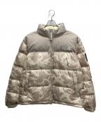 THE NORTH FACEザ ノース フェイス）の古着「NOVELTY NUPTSE DOWN JACKET(ノベルティヌプシダウンジャケット)」｜ベージュ
