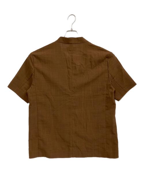 emmi（エミ）emmi (エミ) セミシアーハーフスリーブジャケット ブラウンの古着・服飾アイテム