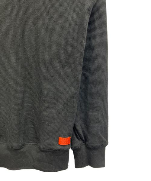 DIESEL（ディーゼル）DIESEL (ディーゼル) サーマルカットソー ブラック サイズ:Mの古着・服飾アイテム