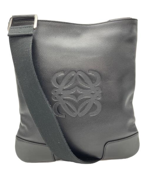 LOEWE（ロエベ）LOEWE (ロエベ) アナグラム ショルダーバッグ ブラックの古着・服飾アイテム