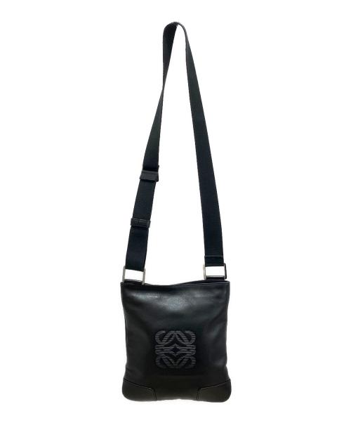 LOEWE（ロエベ）LOEWE (ロエベ) アナグラム ショルダーバッグ ブラックの古着・服飾アイテム
