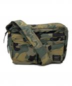 HEAD PORTERヘッドポーター）の古着「タンカーショルダーバッグ」｜オリーブ