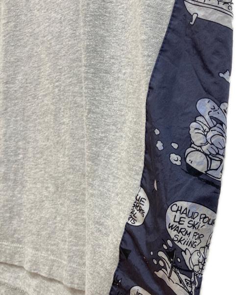 MONCLER（モンクレール）MONCLER (モンクレール) ラバーロゴTシャツ グレー サイズ:XSの古着・服飾アイテム