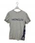 MONCLER（モンクレール）の古着「ラバーロゴTシャツ」｜グレー