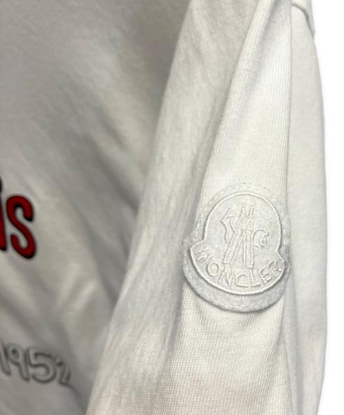 MONCLER（モンクレール）MONCLER (モンクレール) プリントTシャツ ホワイト サイズ:2の古着・服飾アイテム