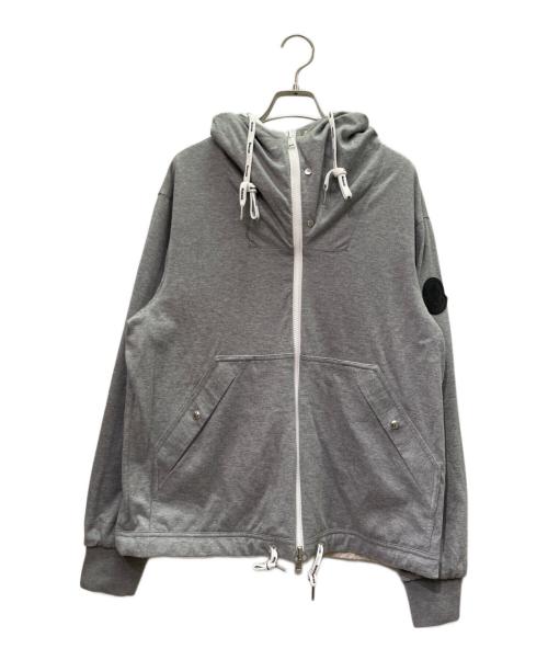 MONCLER（モンクレール）MONCLER (モンクレール) CHABAT GIUBBOTTO ロゴリバーシブルブルゾン ベージュ×グレー サイズ:2の古着・服飾アイテム