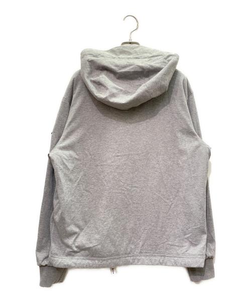 MONCLER（モンクレール）MONCLER (モンクレール) CHABAT GIUBBOTTO ロゴリバーシブルブルゾン ベージュ×グレー サイズ:2の古着・服飾アイテム