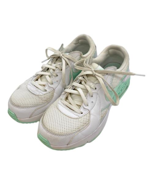 NIKE（ナイキ）NIKE (ナイキ) AIR MAX EXCEE ホワイト×グリーン サイズ:23.5の古着・服飾アイテム