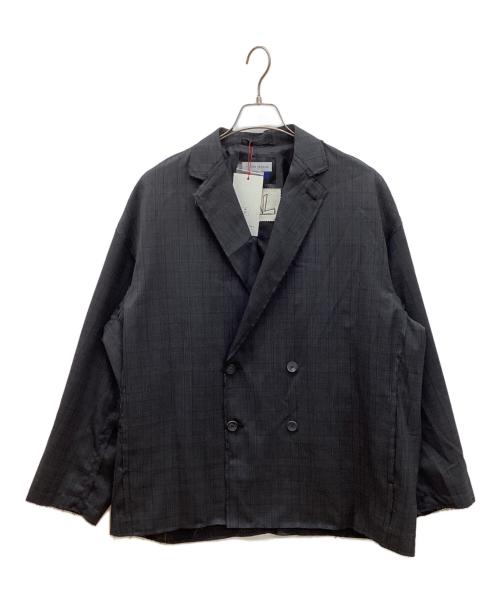 MAISON SPECIAL（メゾンスペシャル）MAISON SPECIAL (メゾンスペシャル) DAL (ダル) ダブルカットオフプライムオーバーダブルテーラードジャケット グレー サイズ:1の古着・服飾アイテム