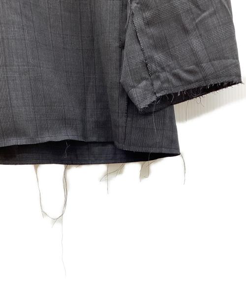 MAISON SPECIAL（メゾンスペシャル）MAISON SPECIAL (メゾンスペシャル) DAL (ダル) ダブルカットオフプライムオーバーダブルテーラードジャケット グレー サイズ:1の古着・服飾アイテム