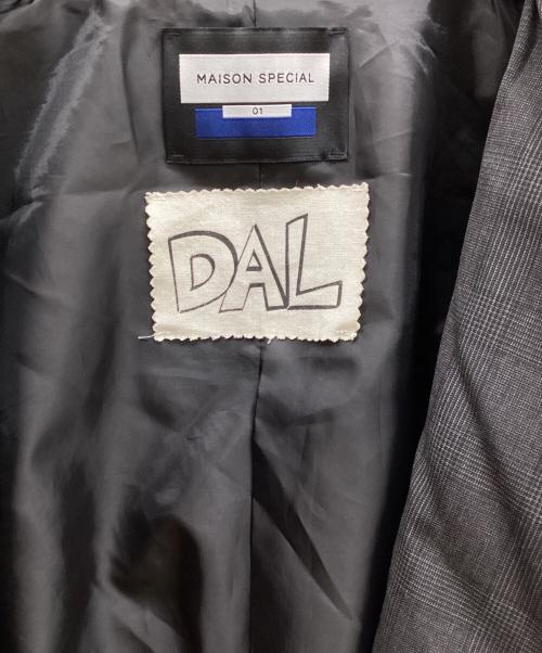 MAISON SPECIAL（メゾンスペシャル）MAISON SPECIAL (メゾンスペシャル) DAL (ダル) ダブルカットオフプライムオーバーダブルテーラードジャケット グレー サイズ:1の古着・服飾アイテム