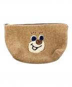 LOVERARY by FEILERラブラリー バイ フェイラー）の古着「ドアップテディ コスメポーチ」｜ベージュ