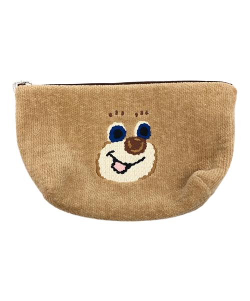 LOVERARY by FEILER（ラブラリー バイ フェイラー）LOVERARY BY FEILER (ラブラリー バイ フェイラー) ドアップテディ コスメポーチ ベージュ 未使用品の古着・服飾アイテム