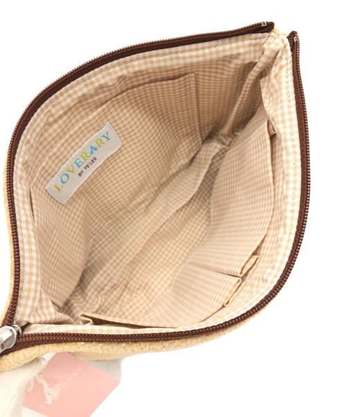 LOVERARY by FEILER（ラブラリー バイ フェイラー）LOVERARY BY FEILER (ラブラリー バイ フェイラー) ドアップテディ コスメポーチ ベージュ 未使用品の古着・服飾アイテム
