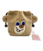 LOVERARY by FEILERラブラリー バイ フェイラー）の古着「ドアップテディ 耳付き巾着」｜ベージュ