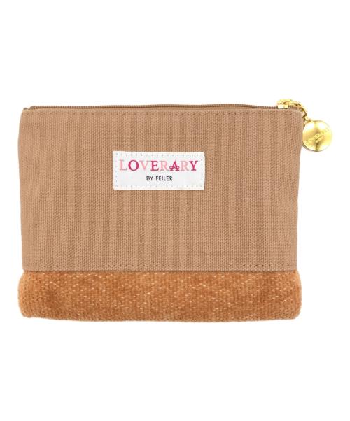 LOVERARY by FEILER（ラブラリー バイ フェイラー）LOVERARY by FEILER (ラブラリー バイ フェイラー) オールドテディ ワッペンポーチ ブラウンの古着・服飾アイテム